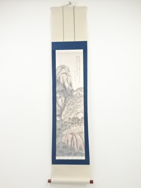 JAPANESE HANGING SCROLL / PRINTED / SCENERY / NATSUME SOSEKI